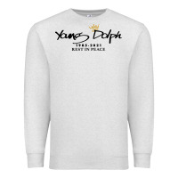 Oatmeal Heather Rest in Peace Young Dolph Premium Sweatshirt - artisFamous