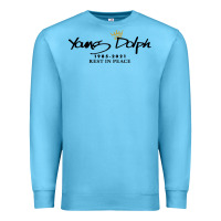 Ocean Blue Rest in Peace Young Dolph Premium Sweatshirt - artisFamous