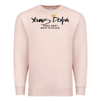 Pale Pink Rest in Peace Young Dolph Premium Sweatshirt - artisFamous
