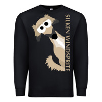 Black silken windsprite classic Premium Sweatshirt - artisFamous