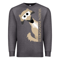 Charcoal Heather silken windsprite classic Premium Sweatshirt - artisFamous