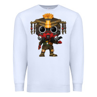 White Funko Pop Premium Sweatshirt - artisFamous