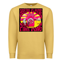 Antique Gold Best Pigeons Playing Ping Pong Music Premium Sweatshirt - artisFamous