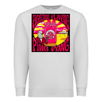 Dove Grey Best Pigeons Playing Ping Pong Music Premium Sweatshirt - artisFamous