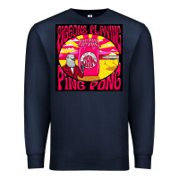 Navy Best Pigeons Playing Ping Pong Music Premium Sweatshirt - artisFamous