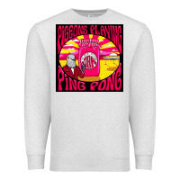 Oatmeal Heather Best Pigeons Playing Ping Pong Music Premium Sweatshirt - artisFamous