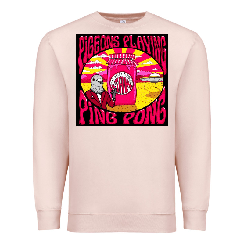 Best Pigeons Playing Ping Pong Music Premium Sweatshirt by artisFamous | Teevron