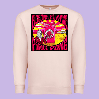 Best Pigeons Playing Ping Pong Music Premium Sweatshirt Designed By Artisfamous