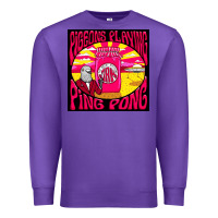 Purple Best Pigeons Playing Ping Pong Music Premium Sweatshirt - artisFamous