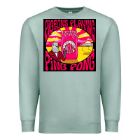 Seafoam Best Pigeons Playing Ping Pong Music Premium Sweatshirt - artisFamous