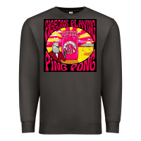 Smoke Best Pigeons Playing Ping Pong Music Premium Sweatshirt - artisFamous