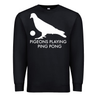 Best Pigeons Playing Ping Pong Music Premium Sweatshirt | Teevron