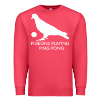 Cardinal Best Pigeons Playing Ping Pong Music Premium Sweatshirt - artisFamous