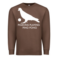 Chestnut Best Pigeons Playing Ping Pong Music Premium Sweatshirt - artisFamous