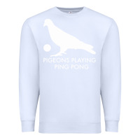 White Best Pigeons Playing Ping Pong Music Premium Sweatshirt - artisFamous