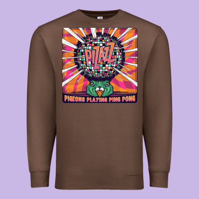 Best Pigeons Playing Ping Pong Music Premium Sweatshirt Designed By Artisfamous