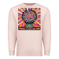 Pale Pink Best Pigeons Playing Ping Pong Music Premium Sweatshirt - artisFamous