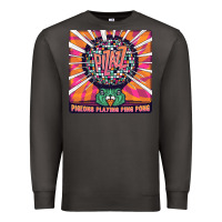 Smoke Best Pigeons Playing Ping Pong Music Premium Sweatshirt - artisFamous