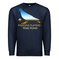 Best Pigeons Playing Ping Pong Music Premium Sweatshirt | Teevron