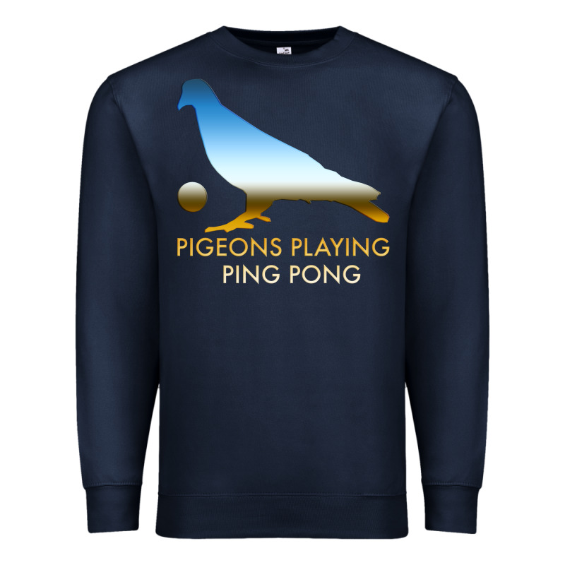 Best Pigeons Playing Ping Pong Music Premium Sweatshirt by artisFamous | Teevron