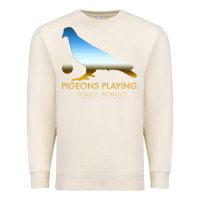Sandshell Best Pigeons Playing Ping Pong Music Premium Sweatshirt - artisFamous