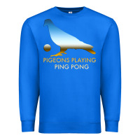 True Royal Best Pigeons Playing Ping Pong Music Premium Sweatshirt - artisFamous