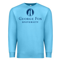 Ocean Blue George Fox College Design Premium Sweatshirt - artisFamous