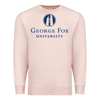 Pale Pink George Fox College Design Premium Sweatshirt - artisFamous