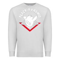 Dove Grey black pyramid Premium Sweatshirt - artisFamous