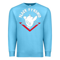 Ocean Blue black pyramid Premium Sweatshirt - artisFamous