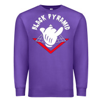 Purple black pyramid Premium Sweatshirt - artisFamous