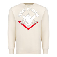 Sandshell black pyramid Premium Sweatshirt - artisFamous