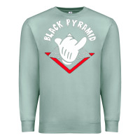 Seafoam black pyramid Premium Sweatshirt - artisFamous