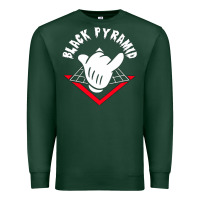 Sports Green black pyramid Premium Sweatshirt - artisFamous