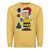 Antique Gold charlie brown christmas gifts Premium Sweatshirt - artisFamous