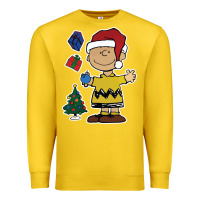Lemon charlie brown christmas gifts Premium Sweatshirt - artisFamous