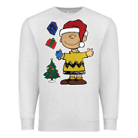 Oatmeal Heather charlie brown christmas gifts Premium Sweatshirt - artisFamous