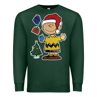 Sports Green charlie brown christmas gifts Premium Sweatshirt - artisFamous