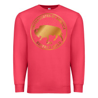 Cardinal Buffalo Gold Native American - Bison Premium Sweatshirt - artisFamous