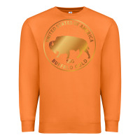 Carrot Buffalo Gold Native American - Bison Premium Sweatshirt - artisFamous