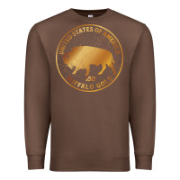 Chestnut Buffalo Gold Native American - Bison Premium Sweatshirt - artisFamous