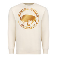 Sandshell Buffalo Gold Native American - Bison Premium Sweatshirt - artisFamous