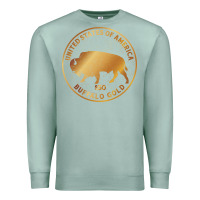 Seafoam Buffalo Gold Native American - Bison Premium Sweatshirt - artisFamous
