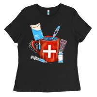Black Nurse Coffee Mug Ladies Tee - FaDigitalArtStudio