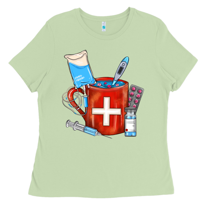 Nurse Coffee Mug Ladies Tee by FaDigitalArtStudio | Teevron