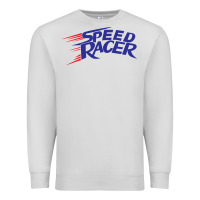 Dove Grey blue speed racer 80s   speed racer Premium Sweatshirt - artisFamous