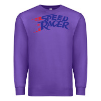 Purple blue speed racer 80s   speed racer Premium Sweatshirt - artisFamous
