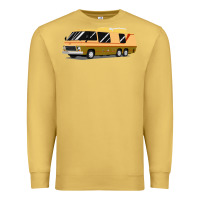 Antique Gold 1970s gmc motorhome gmc motorhome Premium Sweatshirt - artisFamous