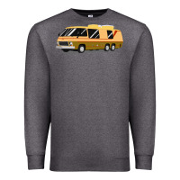 Charcoal Heather 1970s gmc motorhome gmc motorhome Premium Sweatshirt - artisFamous