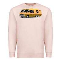 Pale Pink 1970s gmc motorhome gmc motorhome Premium Sweatshirt - artisFamous